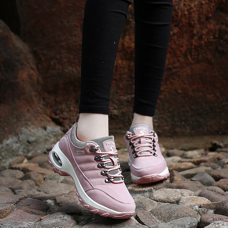 SENAGE Fashion Women's Air Cushion Running Shoes Breathable Women Sneakers Comfortable Sport High Platform Casual Shoes