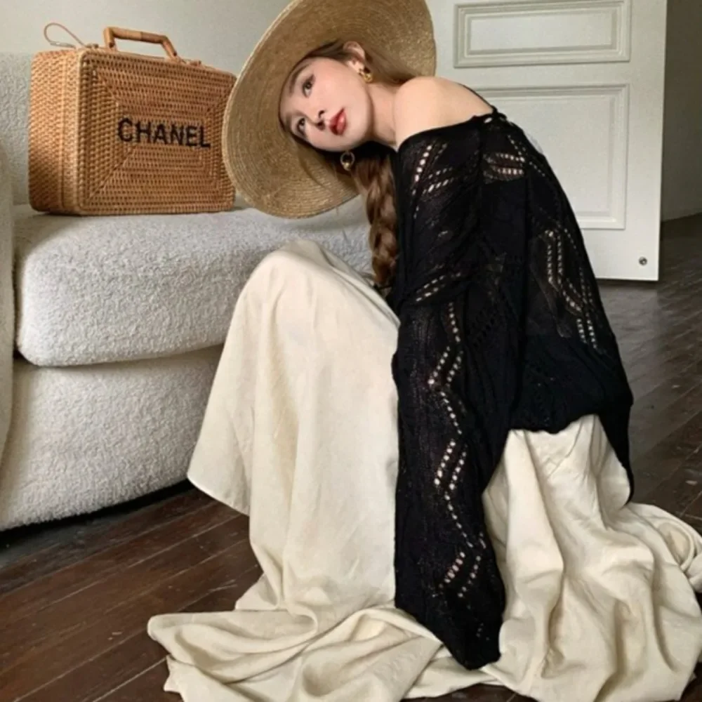 Женские пуловеры с открытой спиной сексуальные индивидуальные открытые длинные