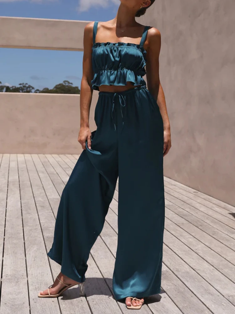 

2023 Summer New In Pant Sets Short Sets Set of Two Fashion Pieces for Women Korean Style Trouser Sets Chic Elegant Streetwear