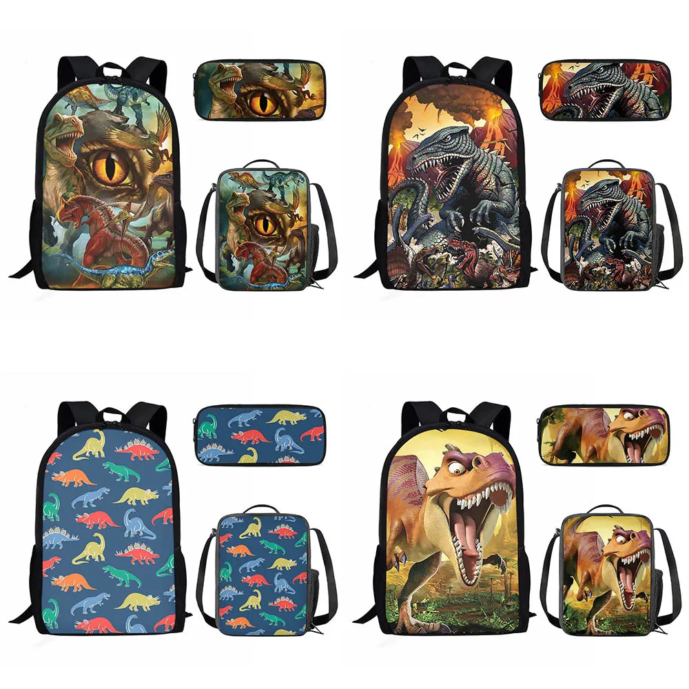 

Animals Dinosaur Backpacks Dinos Children School Bags Baby Toddler Bag Boys Backpack for Kids Pencil Lunch Book Bag Set 2022
