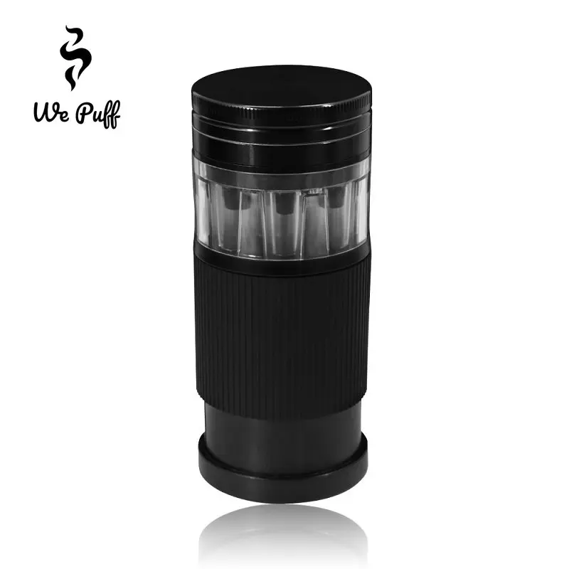 

WE PUFF New 2 In 1 Metal Grinder Honeypuff 70mm Herb Crusher Horn Tube Filled Tobacco with Gift Box Smoking Accessories