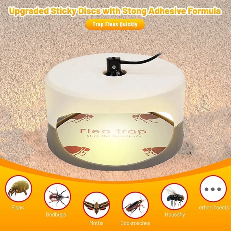 2 шт. блоховые ловушки для внутреннего дома ловушка насекомых в помещении с
