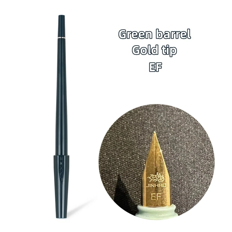 Перьевая ручка VALIOSOPA Jinhao A6118 серебристая с тонким наконечником