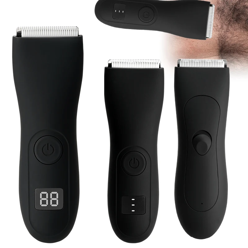 Mens Body Hair Trimmer for Men Balls Women Lady Shaver Hair 