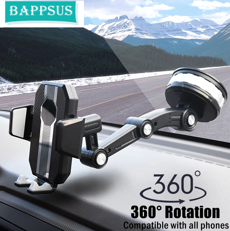 

Sucker Car Phone Holder Mount Stand GPS Mobile Cellphone Support For iPhone 13 12 11 Pro Max Xiaomi Samsung Smartphone Holders