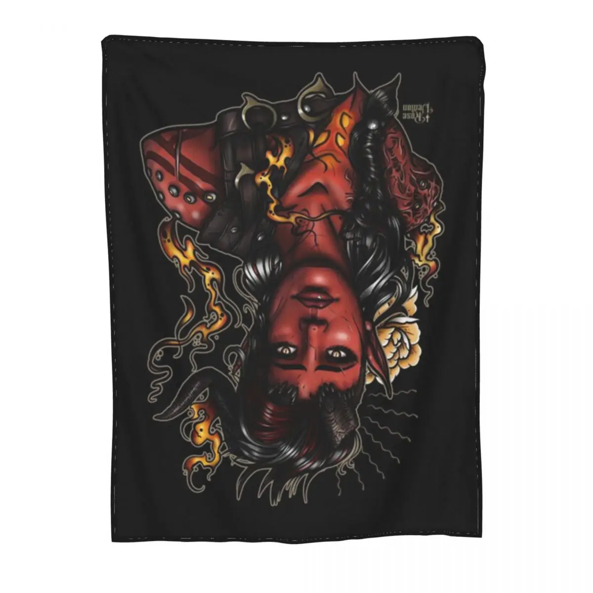 Ультрамягкое Флисовое одеяло Karlach Demon GF An