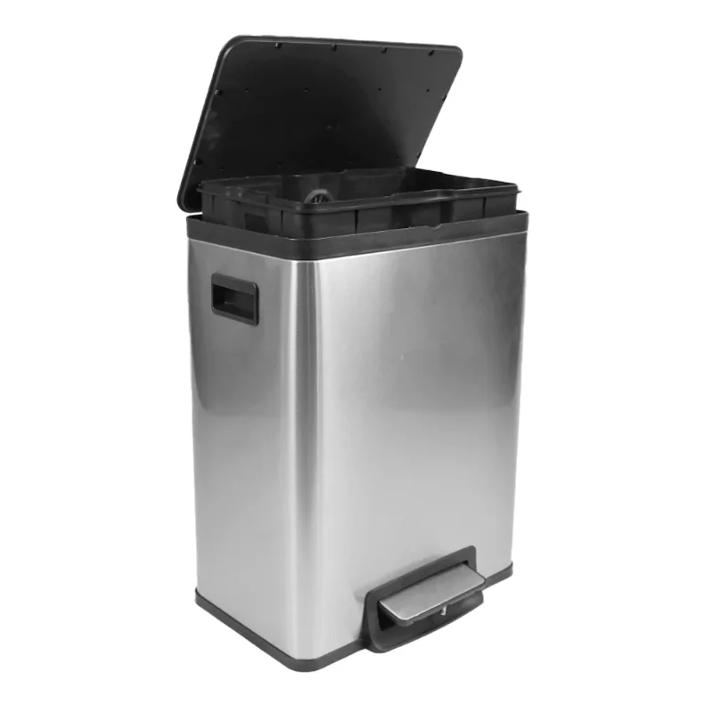 

Better Homes & Gardens 10.5 Gallon Stainless Steel Rectangular Kitchen Step Trash Can