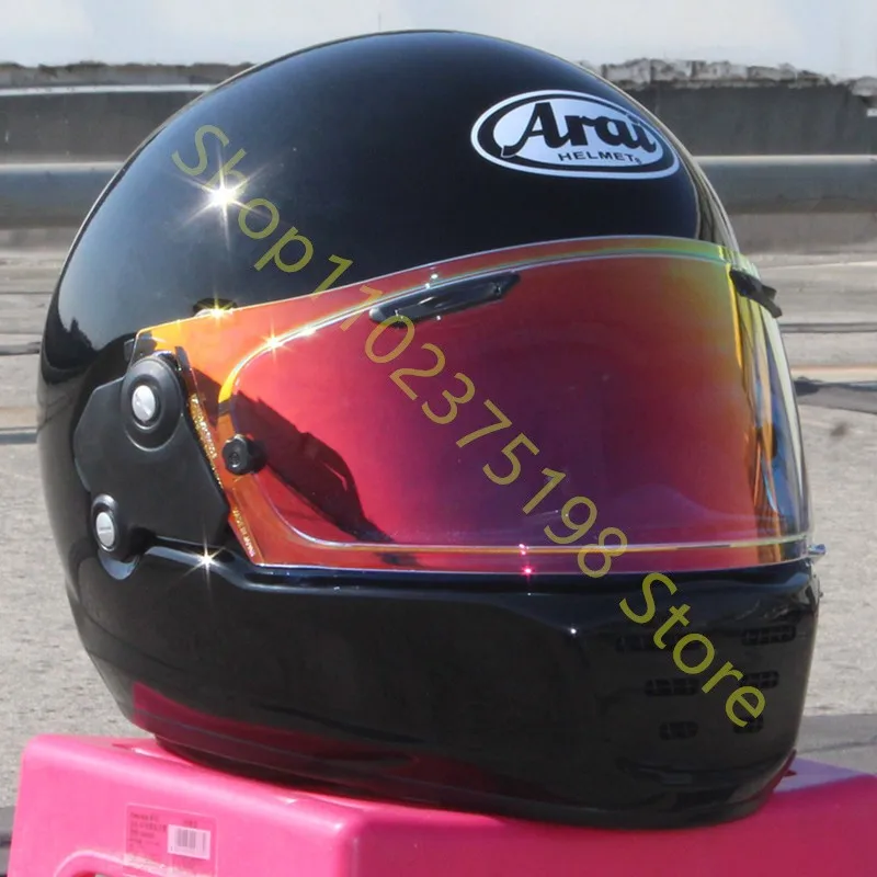 Шлем на все лицо из стекловолокна и японского режима ярко-черный