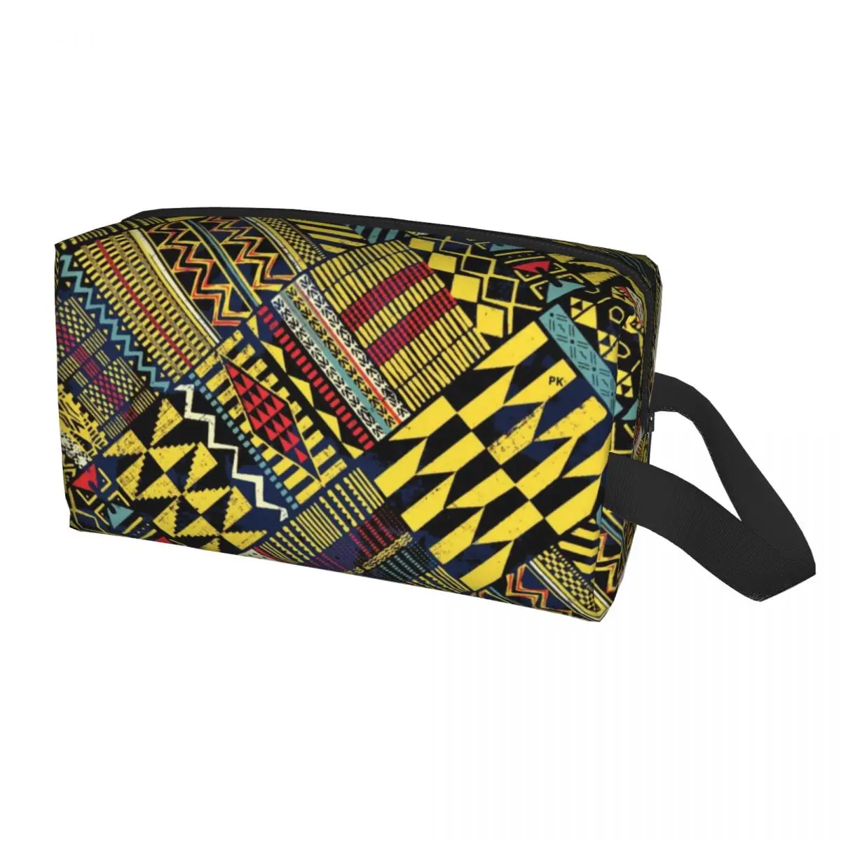 

Patchwork Kitenge Ankara Nigeria Travel Toiletry Bag for African style Design Print Makeup Cosmetic Bag Beauty Storage Dopp Kit