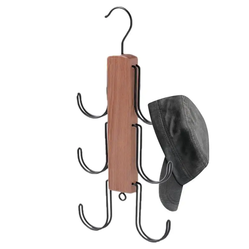 

Clothes Hangers Wood Hat Hook For Clothes Robe Utility Entryway Coat Hanger For Towels Reusable Backpack Hat Hook For Laundry