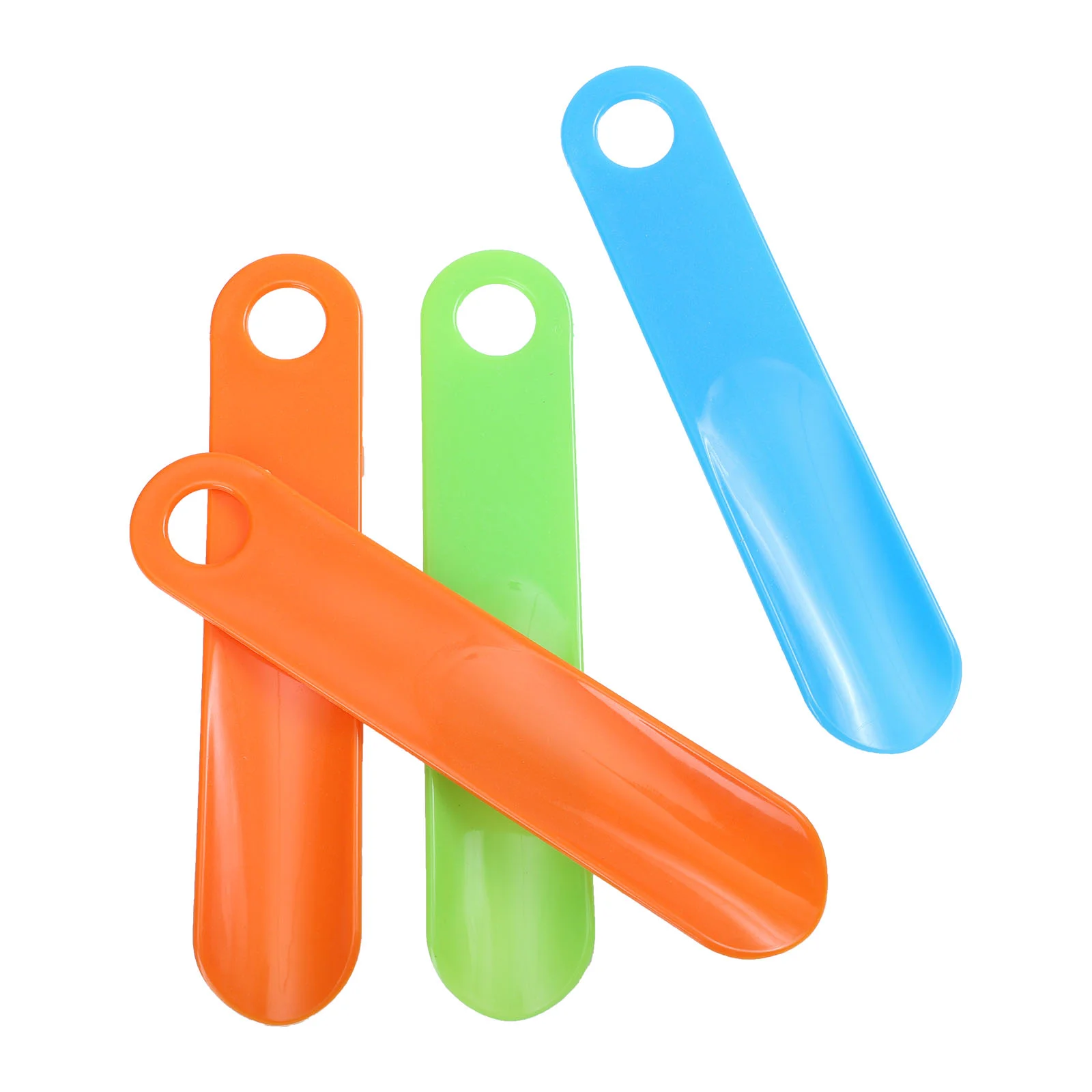 4-шт. пластиковые рожки для обуви универсальные с отверстием бытовой инструмент