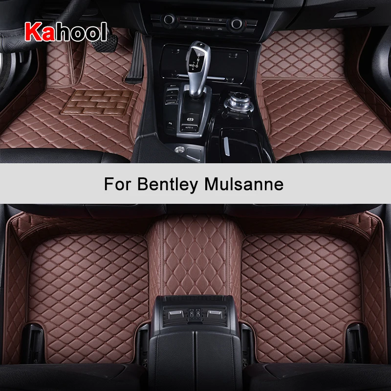 

KAHOOL Custom Car Floor Mats For Bentley Mulsanne Auto Accessories Foot Carpet