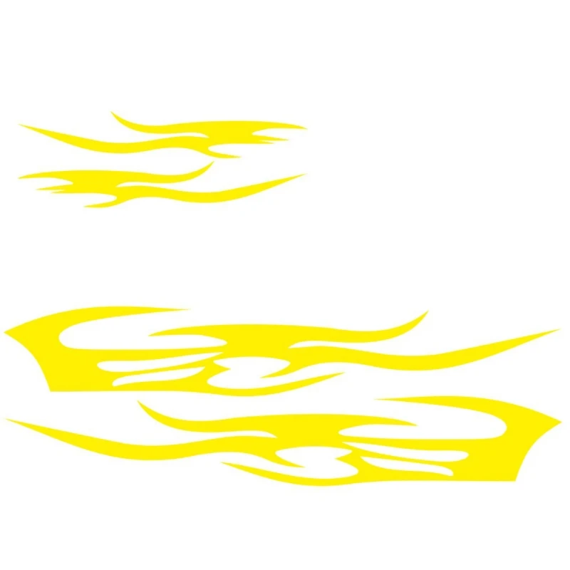 

Flame Vehicle Tags Stickers Car Bumper Door Anti-scratches Decor Accessories Motorcycle Creative Exterior Ornaments