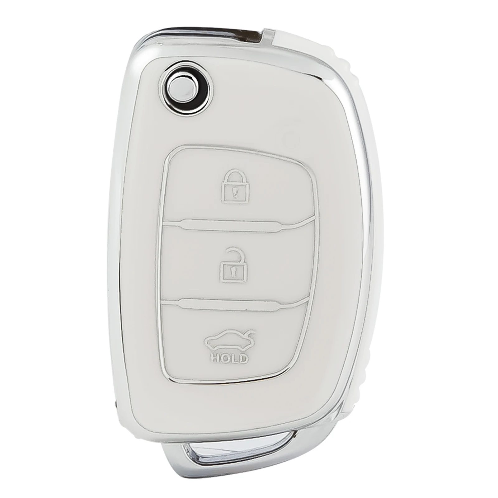 

Флип-чехол для дистанционного ключа автомобиля для Hyundai Solaris ix35 ix45 ELANTRA Santa Fe HB20 Verna HY15/HY20/TOY40 Blade 3-кнопочный брелок