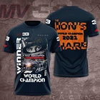 2021 футболки для соревнований по формуле One, голландский гонщик верстаппен F1, футболки для фанатов голландских гонок с коротким рукавом и логотипом команды 33 с цифрами, футболка большого размера