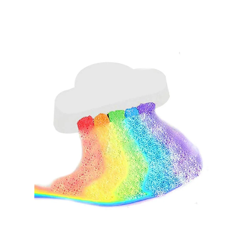 

Rainbow Cloud Bath Bomb Essential Oil Bathing Ball Bubble Exfoliating Moisturizing Skin Care Natural Bubble Shower Bombs Ball