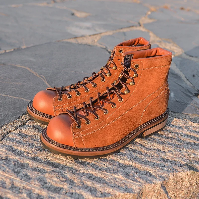 Новая мужская обувь высокого качества винтажные повседневные ботильоны из