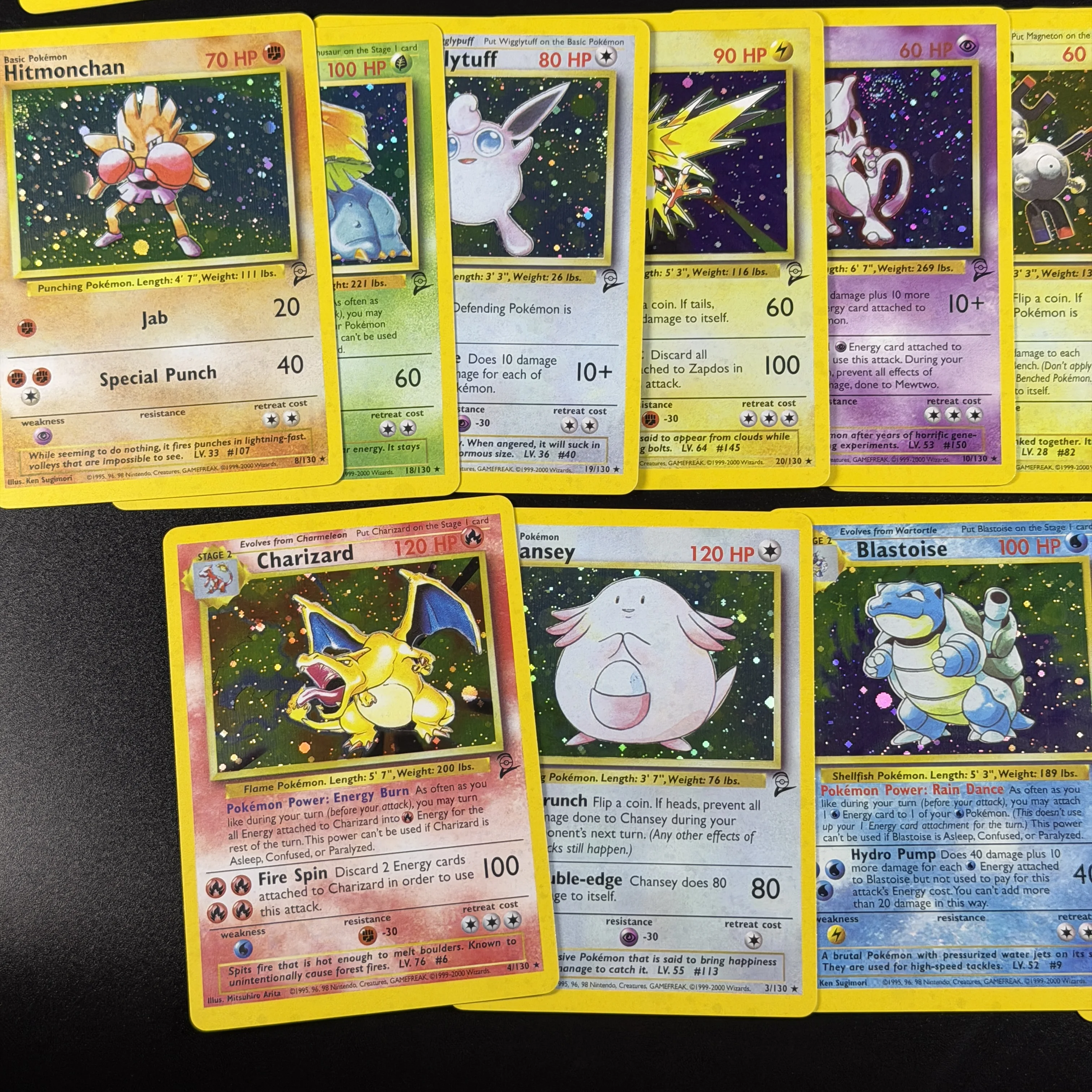 Фото Коллекционные карты PTCG Base Set 2 B2: Голографические, редкие, высшего класса, винтажные, серия Starry Holo Foil (реплика) №4