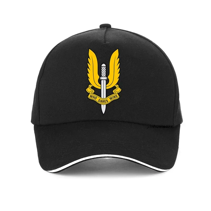 Sas Hat Special Air Service Who Dares Wins Мужская бейсболка из хлопка Британская армия Военная