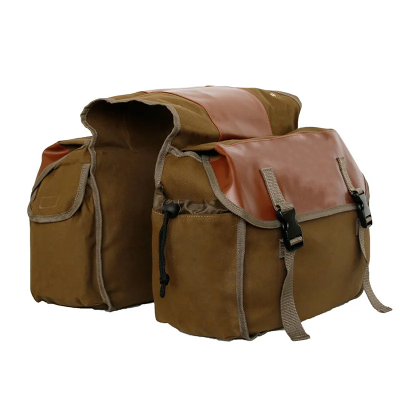 

Bicycle Bag Cycling Double Side Rear Rack MTB Road Trunk Bag Mountain Bike Tail Seat Pannier Luggage Carrier Bicycle Accessories