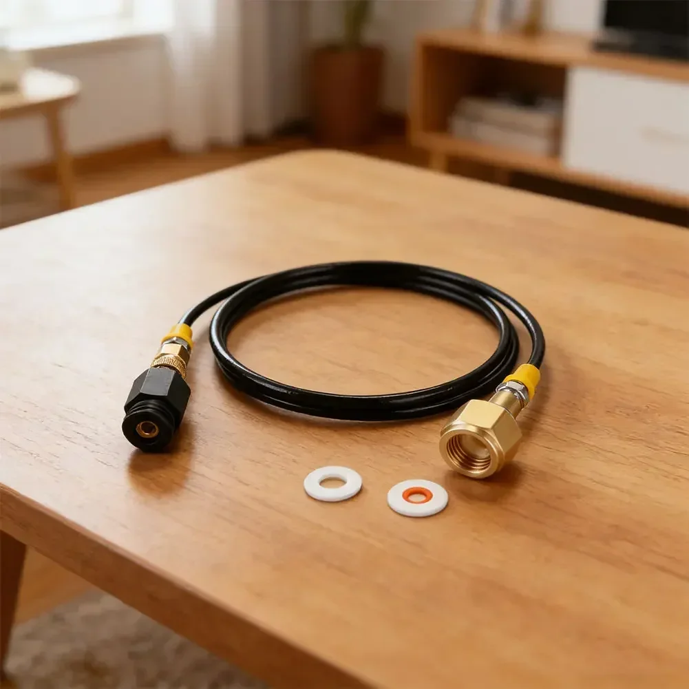 Надувная трубка для газированной воды W21.8-14 RPM TR21-4, резьба 60 дюймов (1.5 м), внешний диаметр 6 мм, черная, тонкая, с фильтрующей сеткой (art.: 3920d8ee646eb) - 3920d8ee646eb
