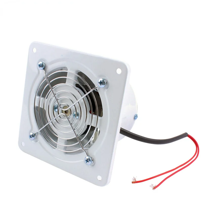 4 Inch Inline Duct Blower Air Ventilator Kitchen Toilet Wall Exhaust Fan 4" Bathroom Window 100MM Metal Pipe Exhauster Access