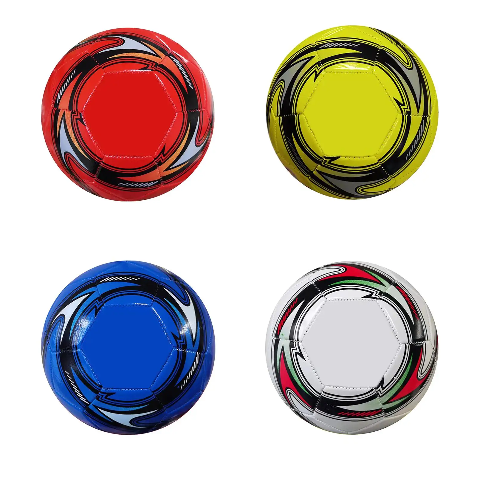 

Soccer Ball Size 5 Durable PU Leather for Game School Boy