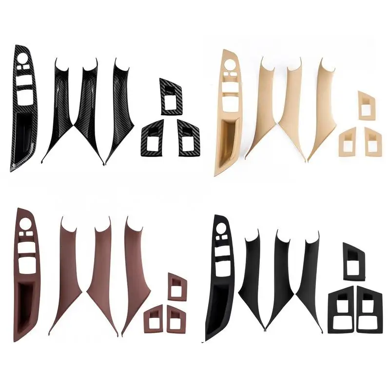 

Car Driver Door Side Handle Automotive Interior Inner Door Handle Panel Durable ABS Armrest Panel Pull Trim Cover For Car