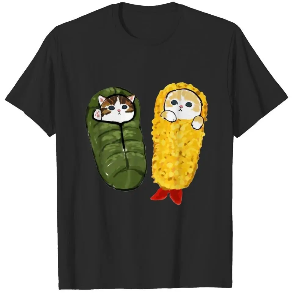 Футболка Mofu Sand Kawaii с рисунком Mofusand милые детские смешные футболки унисекс