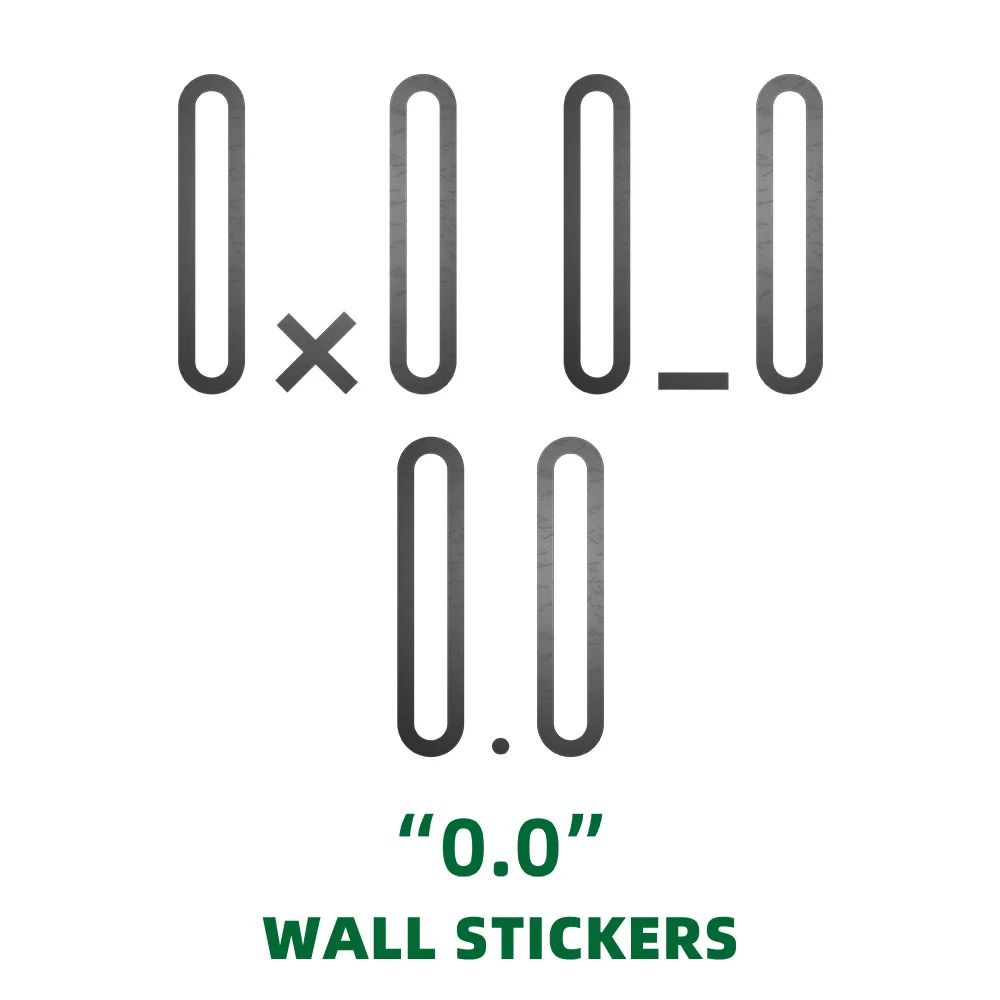 Самоклеящиеся наклейки с надписью Lovely Big Eyes 4 дюйма 100 мм