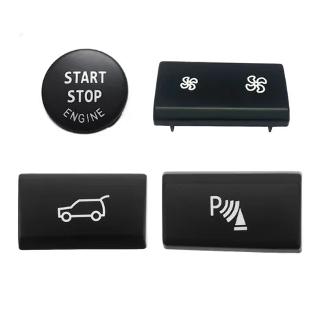 Для BMW X5 X6 E70 E71 E72 Регулятор громкости вентилятора приборной панели, кнопка регулировки громкости, вентиляционная решетка переменного тока, задний переключатель багажника, замена клавиши старта и остановки