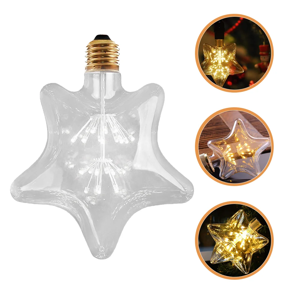 

Light Bulb Led Bulbsdecorative Globe Lights Vintage Fixtures String Star Christmas Lamp Lighting Filament Fairy Pendantoutdoor