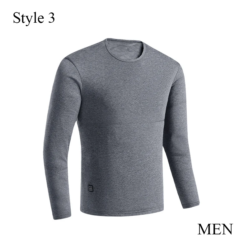 Leggings Thermal Long Tops Trousers USB Heated Underwear Pants Breathable Winter Safe Solid Color Warmer Body Thermal Underwear