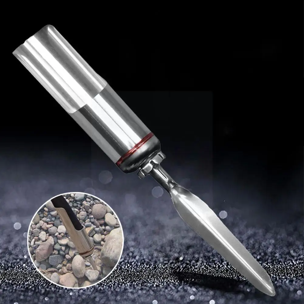 

1pcs Fishing Rod Holder Steel Cylindrical Ground Insert Holder Rod Rod Hand Rod Throwing Holder Sea B5a3