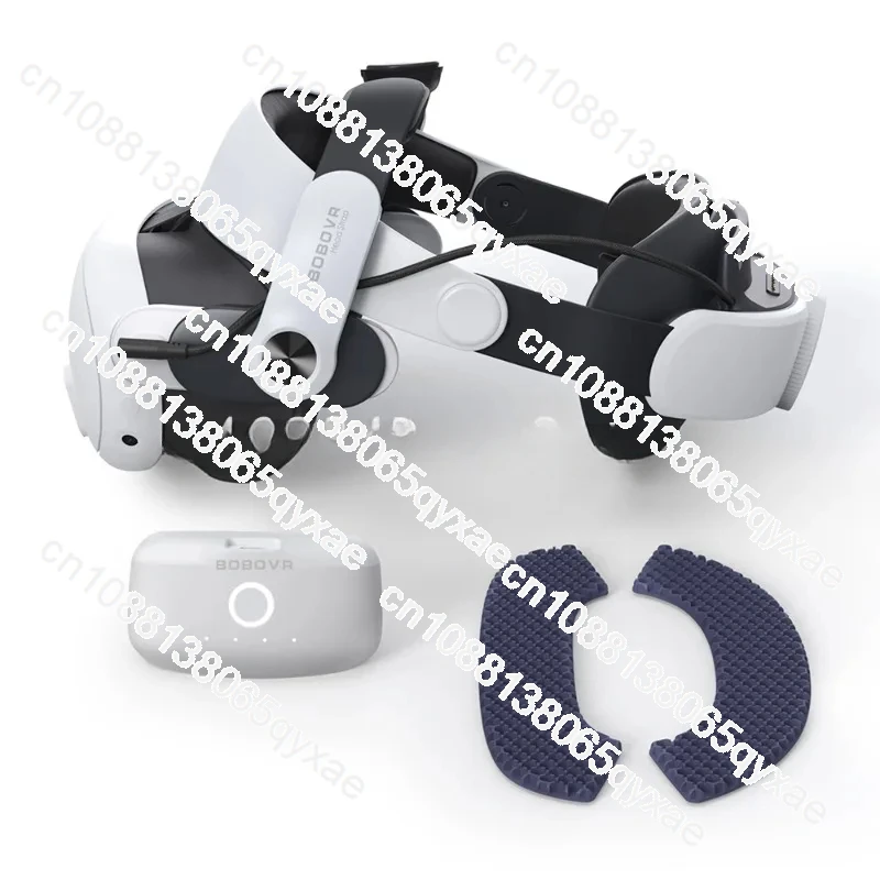 BOBOVR M3 Pro работает с аккумуляторной батареей для гарнитуры Meta Quest 3 VR.