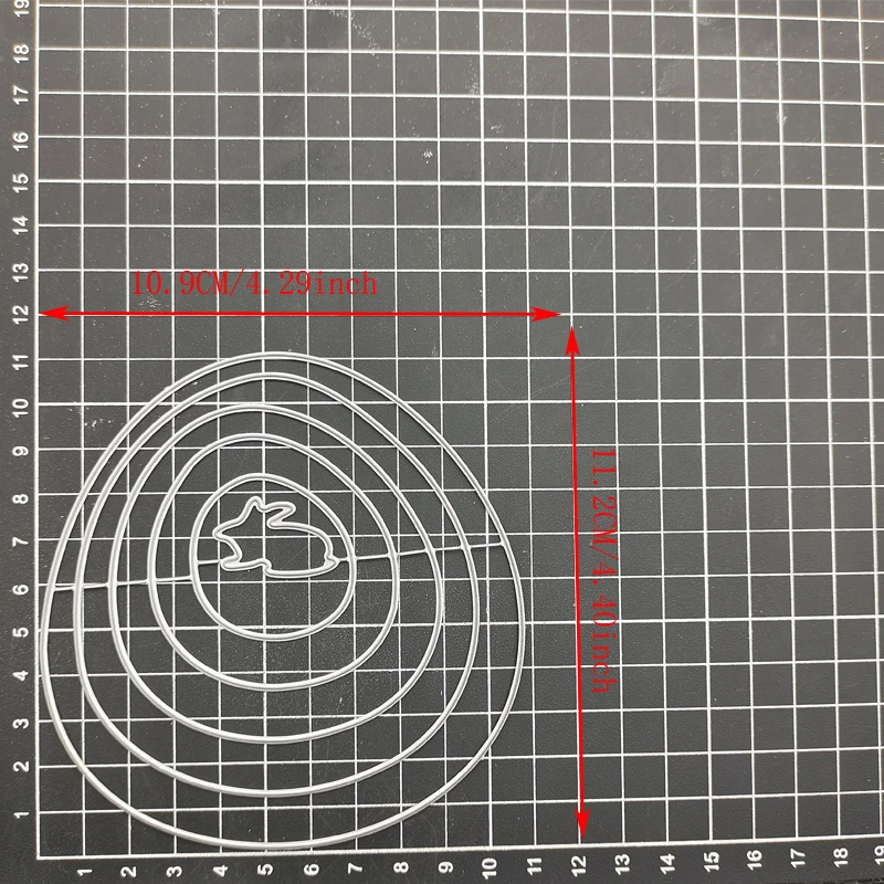 Пасхальный кролик металлический трафарет для вырезания альбом скрапбукинга