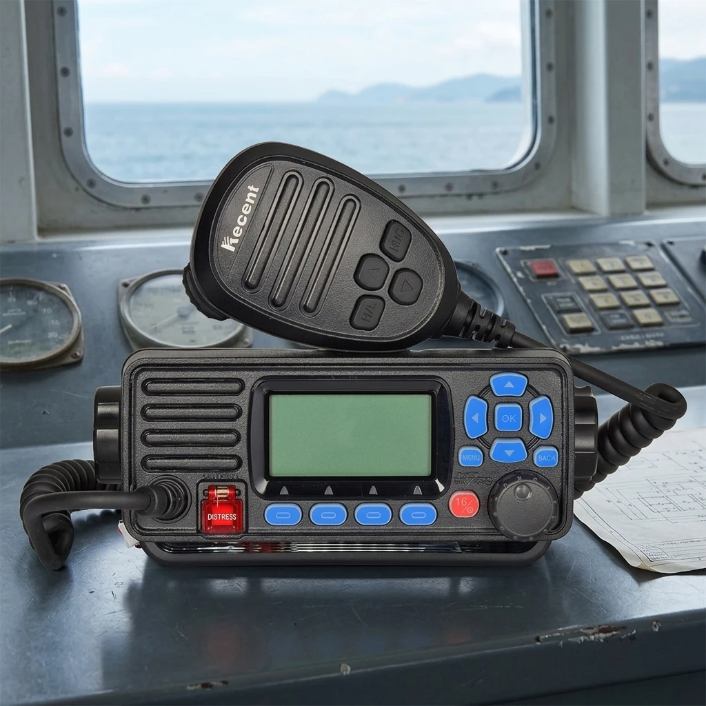Фото Цифровая морская радиостанция RS-509M VHF для рыболовных судов, 25 Вт, водонепроницаемость IPX7, дальность 40-50 км, функция Dual/Tri-Watch DSC для использования в открытом море. №1