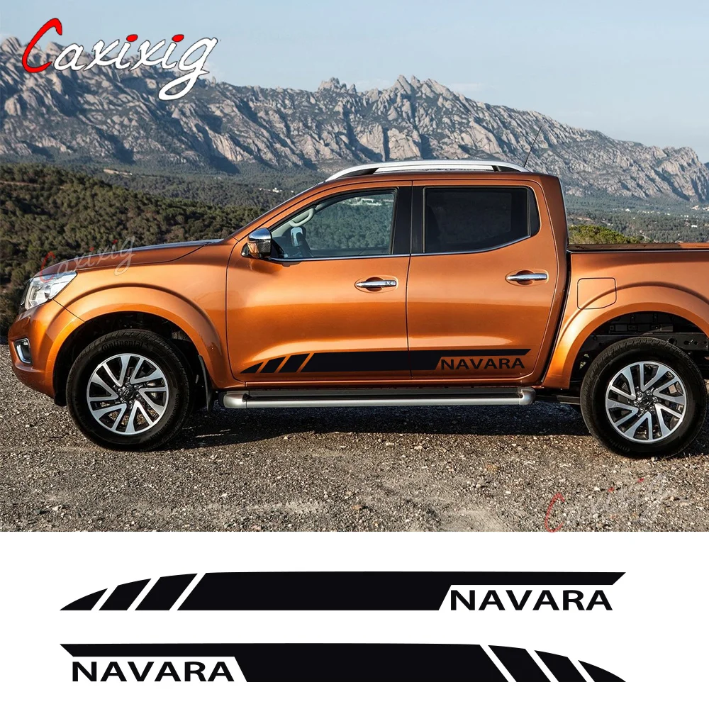

2 шт., наклейки на автомобильные двери для Nissan NAVARA D40 NP300 N22 D22 D23