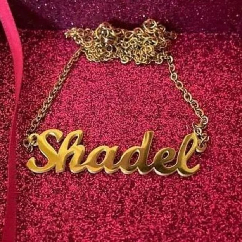 Модное индивидуальное ожерелье из нержавеющей стали для женщин и мужчин