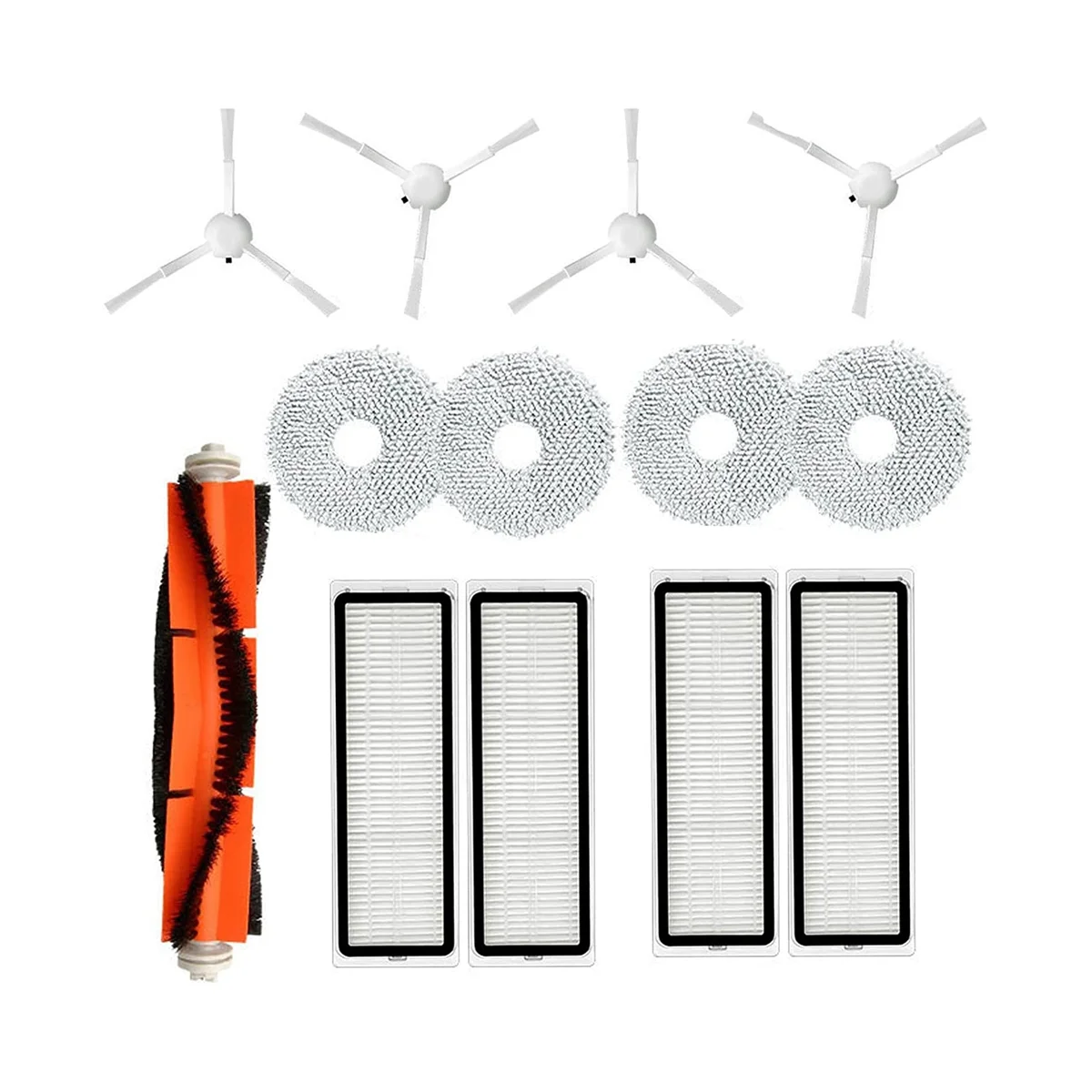 

Accessories for L10S Ultra W10S Pro for X10+ Robot Vacuum Cleaner Main Side Brush Hepa Filter Mop Cloth