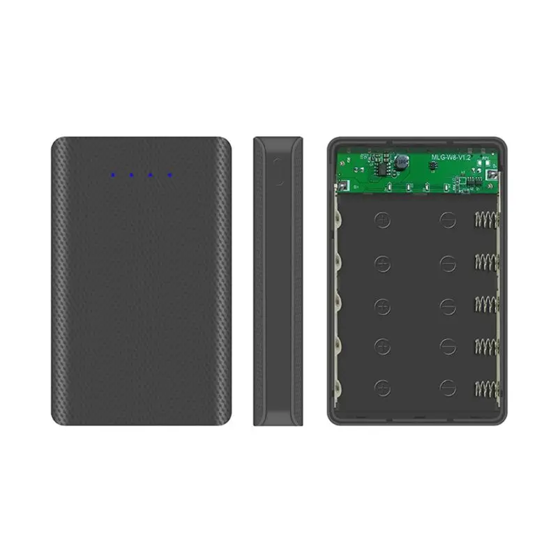 

DIY 5x18650 Battery Case With Indicator Power Bank Shell Charger Box Accessorie