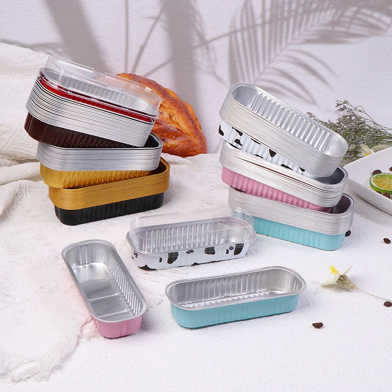 10 шт. мини-формы для хлеба с/без крышек 6 8 унций прямоугольные формы из