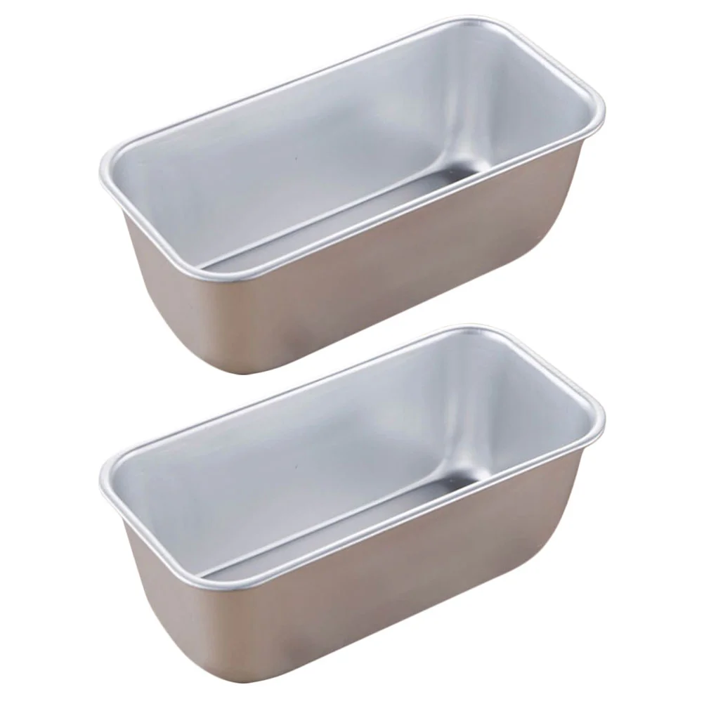 

2 Pcs Toast Box Baking Pans Bread Practical Cake Plates Kitchen Aluminum Alloy Nonstick Mold From
