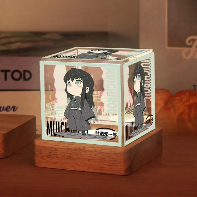 Demon Slayer Tokitou Muichirou Kanroji Mitsuri Ночник Аниме Периферийные устройства Милый мультфильм