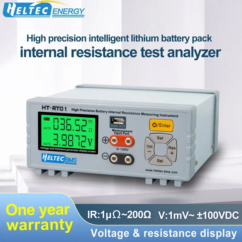 

Высокоточный прибор для измерения внутреннего сопротивления литиевого аккумулятора HeltecBMS/тестер напряжения для батареи 18650/lifepo4