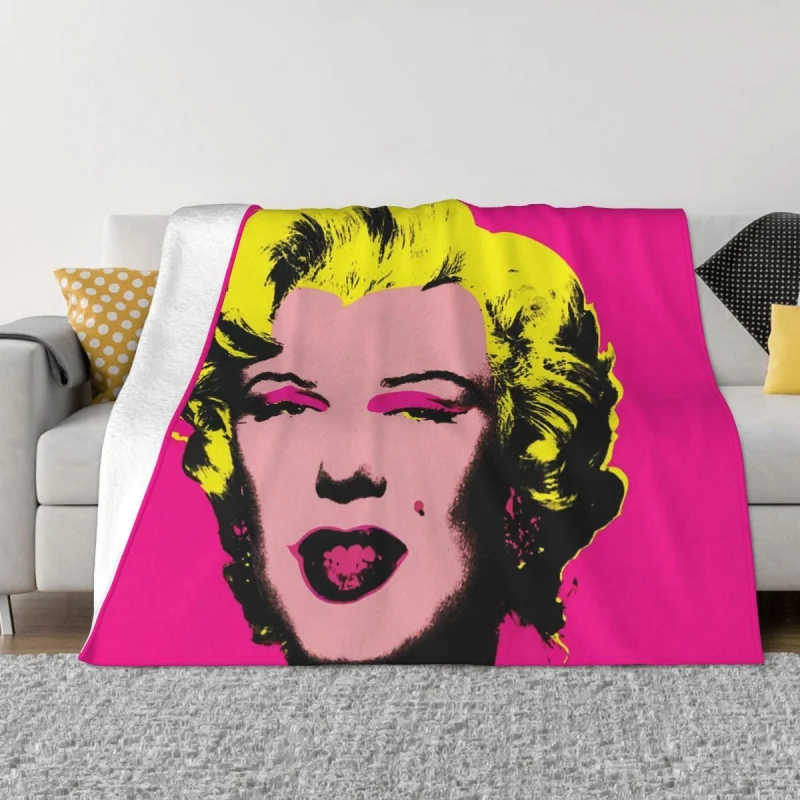 

Marilyn Monroe Sexy Star Blanket Fleece Autumn/Winter Multi-fuion Warm Throw Blanket for Bedding Bedroom Bedspreads
