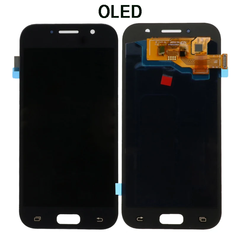 5 2 &quotдля SAMSUNG A5 2017 Super AMOLED дисплей с сенсорным экраном дигитайзер A520 A520F SM-A520F