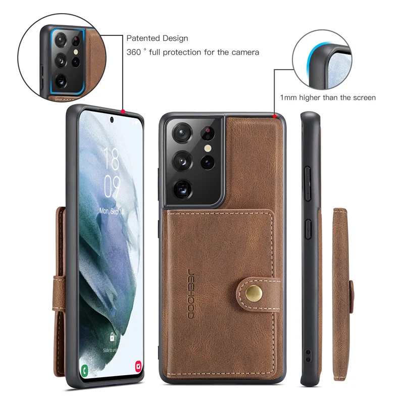 

For Samsung Galaxy A12 22 32 42 52 72 51 71 13 33 53 73 M12 F12 4G 5G Luxury Magnetic Safe Leather Case Wallet Card Bag Cover