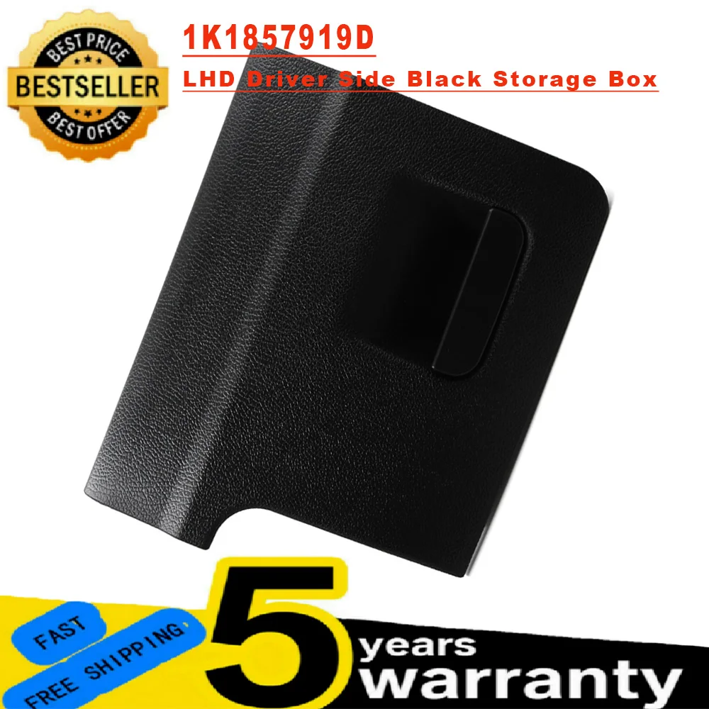 

1K1857919D 1K1 857 919D LHD Driver Side Black Storage Box Glove Box Drawer Trash Box For EOS Golf Jetta Scirocco