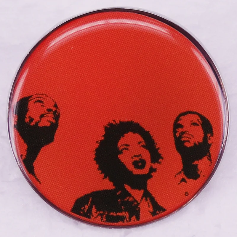 Металлический значок с логотипом Friend Rock Band